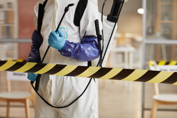 Professional Biohazard technician working in Port Washington, NY
